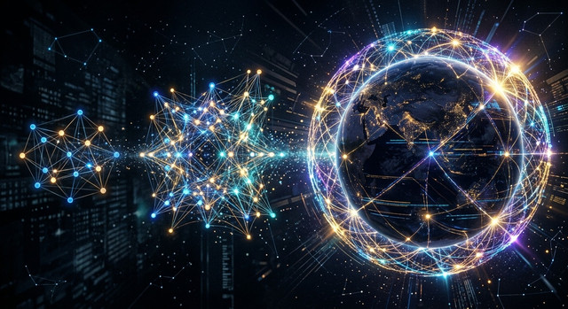 Illustrazione dei tre livelli di intelligenza artificiale: ANI, AGI e ASI