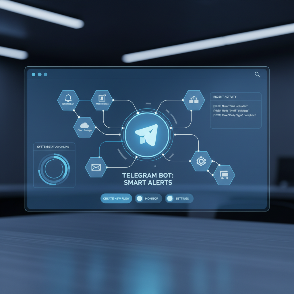 Creare un Bot Telegram di Base per Inviare Notifiche con n8n: guida completa 1 Creare un Bot Telegram di Base per Inviare Notifiche con n8n: guida completa